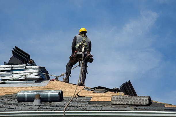 Professional Roofing technician working in Spiritwood, ND